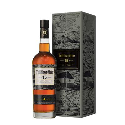 Whisky Tullibardine Single Malt Highland 15 ans 70cL etui