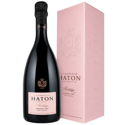 Champagne HATON Rosé héritage avec étui