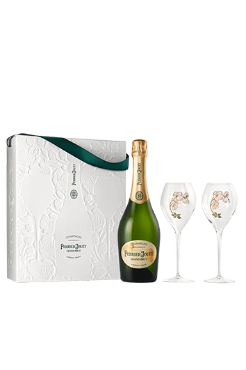 (JOUETB2F) Champagne Perrier Jouet Grand Brut et coffret 2 flutes 75cL Q1