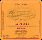 (MarengoBrunate) Mario Marengo Barolo Vecchia Vigne delle Brunate 2008 75cL Q1